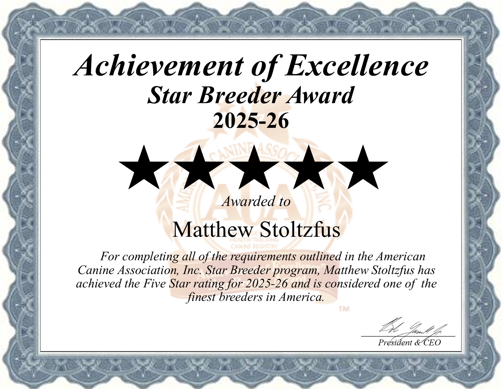 Matthew B., Stoltzfus, dog, breeder, star, certificate, Matthew B.-Stoltzfus, Gap, PA, Pennsylvania, puppy, dog, kennels, mill, puppymill, usda, 5-star, aca, ica, registered, bernadoodle